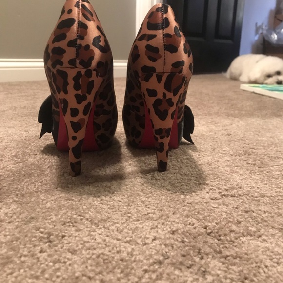 Leopard print high heels - sold - Picture 6 of 8